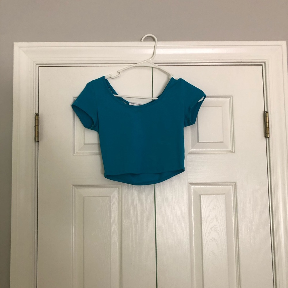 Cute Teal Crop Top
